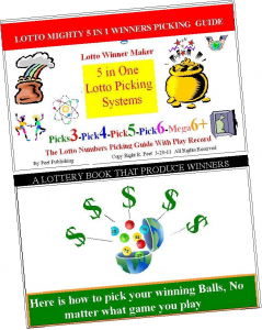 LOTTO MIGHTY 5 -IN-1 LOTTO NUMBERS  PICKING GUIDE COVER 15
