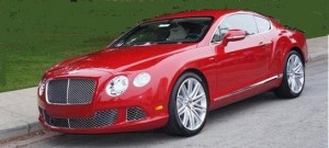 RED BENTLY CAR PIX